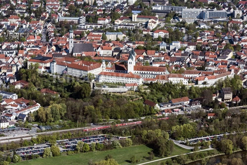 Luftbild Freising - Altstadtbereich und Innenstadtzentrum in Freising im Bundesland Bayern, Deutschland
