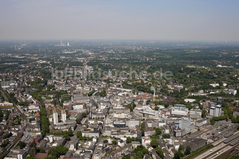 Luftaufnahme Bochum - Blick über Bochum