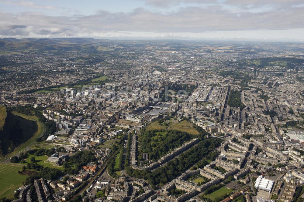 Edinburgh aus der Vogelperspektive: Blick über Edinburgh