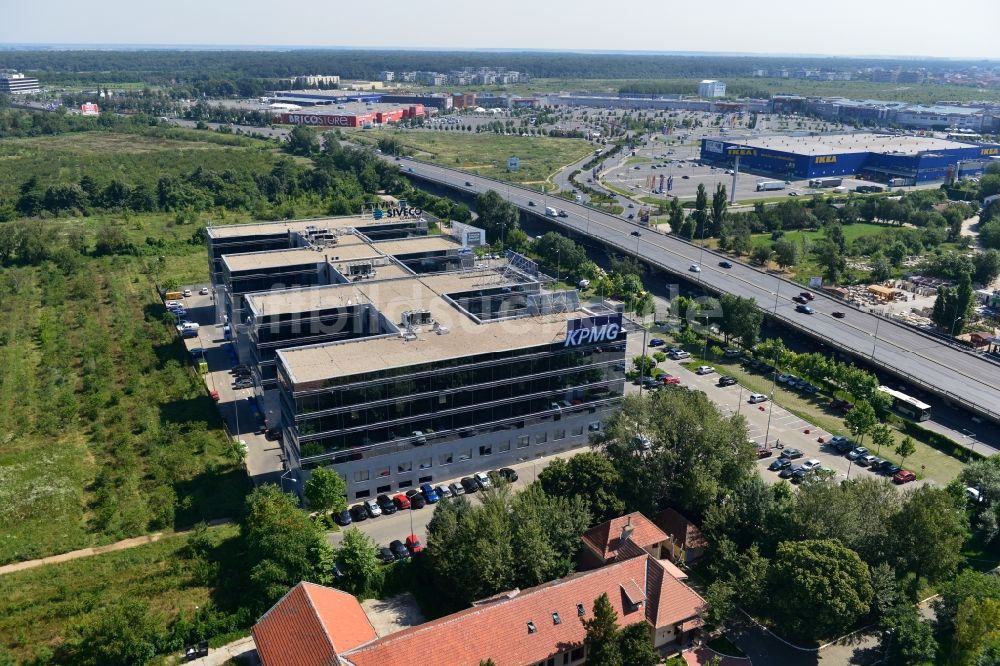 Luftbild Bukarest - Büro- und Geschäfthaus- Gebäudekomplex Victoria Business Park in Bukarest in Rumänien
