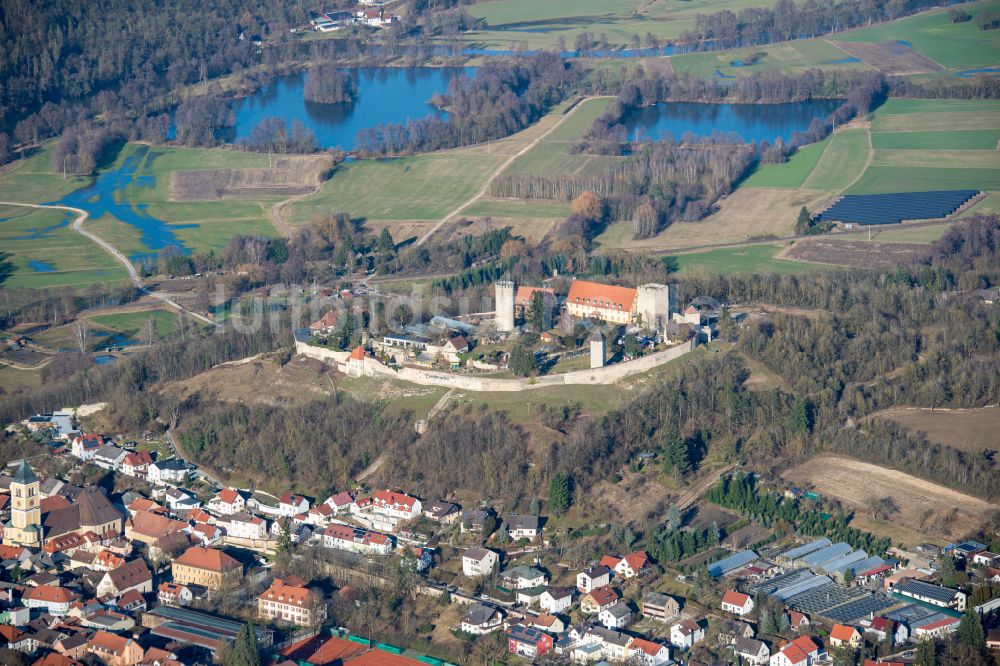 Luftbild Burglengenfeld - Burg Lengenfeld in Burglengenfeld im Bundesland Bayern