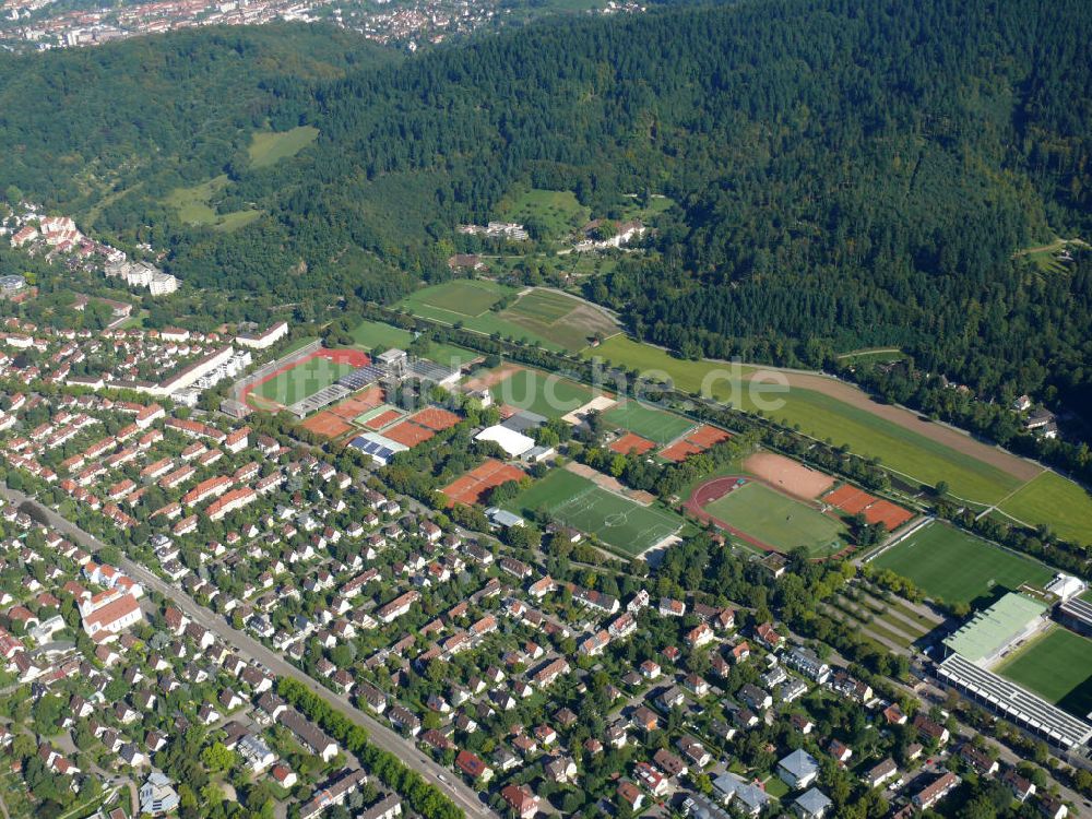 Luftbild Freiburg - Der FT-Sportpark in Freiburg, Baden-Württemberg