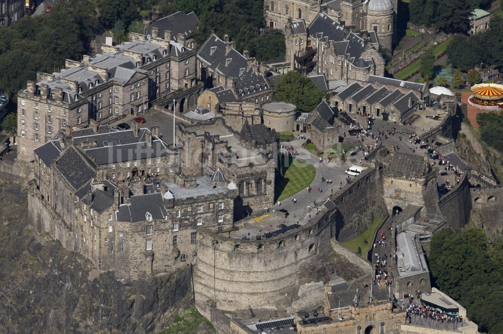 Edinburgh aus der Vogelperspektive: Edinburgh Castle