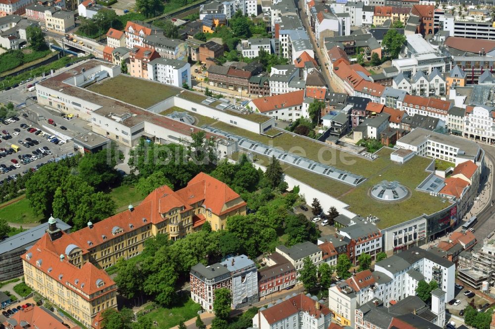 Luftbild Schwerin - Einkaufszentrum Schlosspark-Center der ECE Gruppe in Schwerin in Mecklenburg-Vorpommern