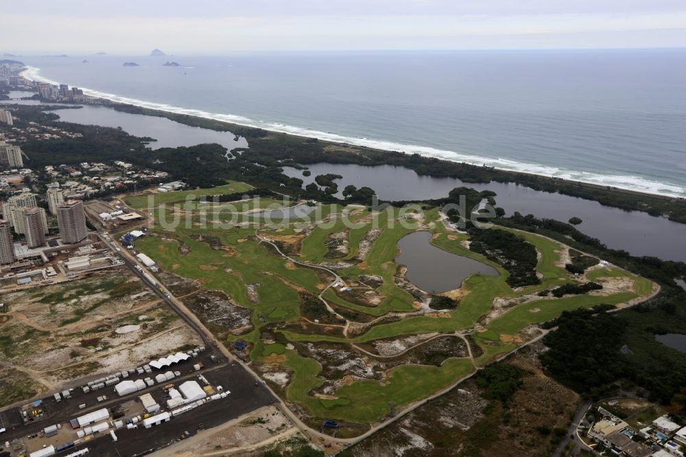 Rio de Janeiro von oben - Golfplatz in Rio de Janeiro in Brasilien