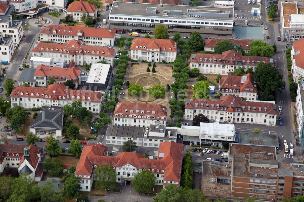 Luftbild Mainz - Klinikgelände (Teile)der Universitätsmedizin der Johannes Gutenberg Universität Mainz in Mainz im Bundesland Rheinland-Pfalz