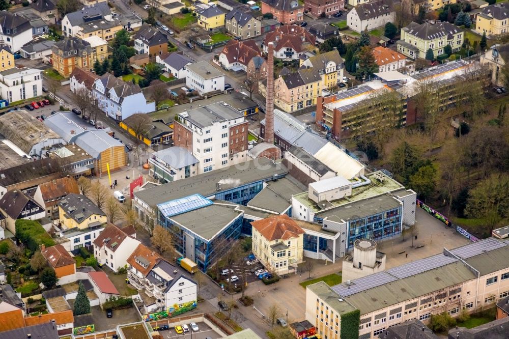 Luftbild Unna - Kulturzentrum und Veranstaltungshalle Lindenbrauerei in Unna im Bundesland Nordrhein-Westfalen, Deutschland