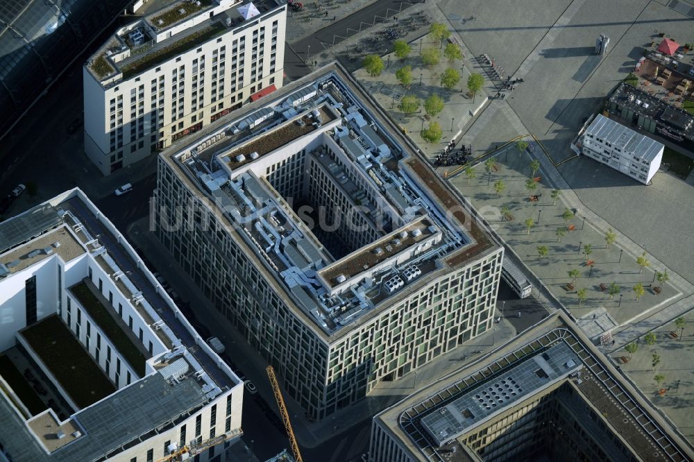 Berlin von oben - Lehrter Stadtquartier im Ortsteil Moabit in Berlin