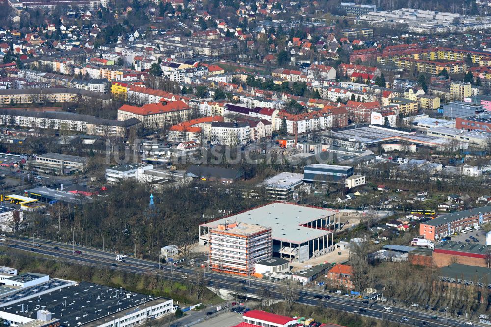 Luftaufnahme Berlin - Neubau des Logistikzentrums Prologis im Ortsteil Tegel in Berlin, Deutschland