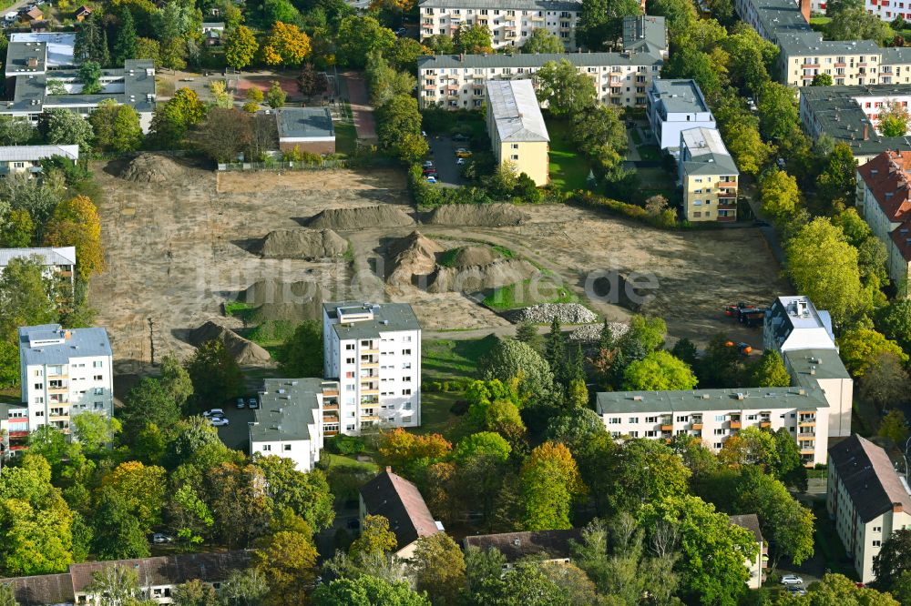 Luftaufnahme Berlin - Neubau einer Mehrfamilienhaus-Wohnanlage Campus Schätzelberg in Berlin, Deutschland