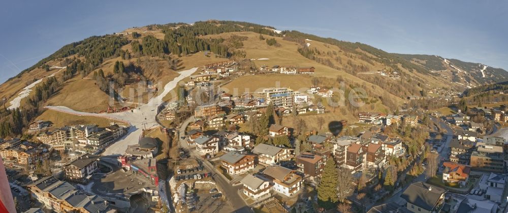Luftbild Hinterglemm - Ortsansicht in Hinterglemm in Österreich