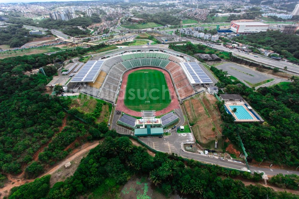 Luftaufnahme Salvador - Stadion der Arena Estádio de Pituacu in Salvador in der Provinz Bahia in Brasilien