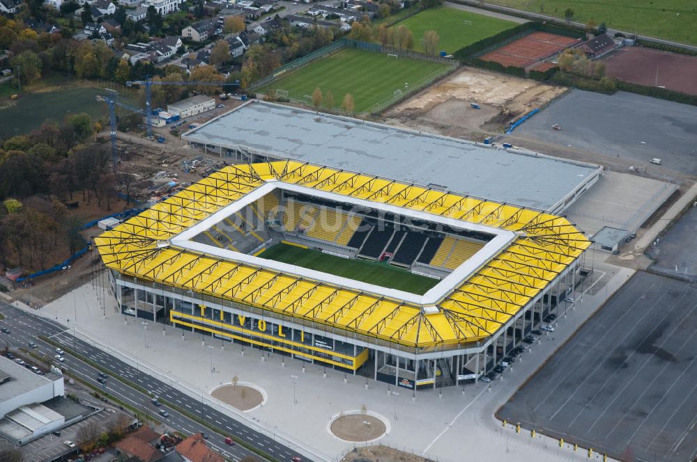Luftbild Aachen - Stadion Neue Tivoli in Aachen im Bundesland Nordrhein-Westfalen
