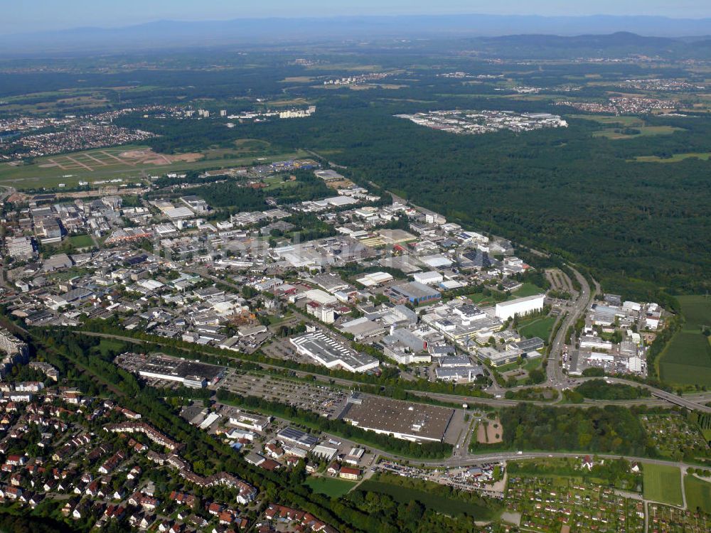 Luftbild Freiburg - Stadtteilansicht von Freiburg im Stadtbezirk Nord, Baden-Württemberg
