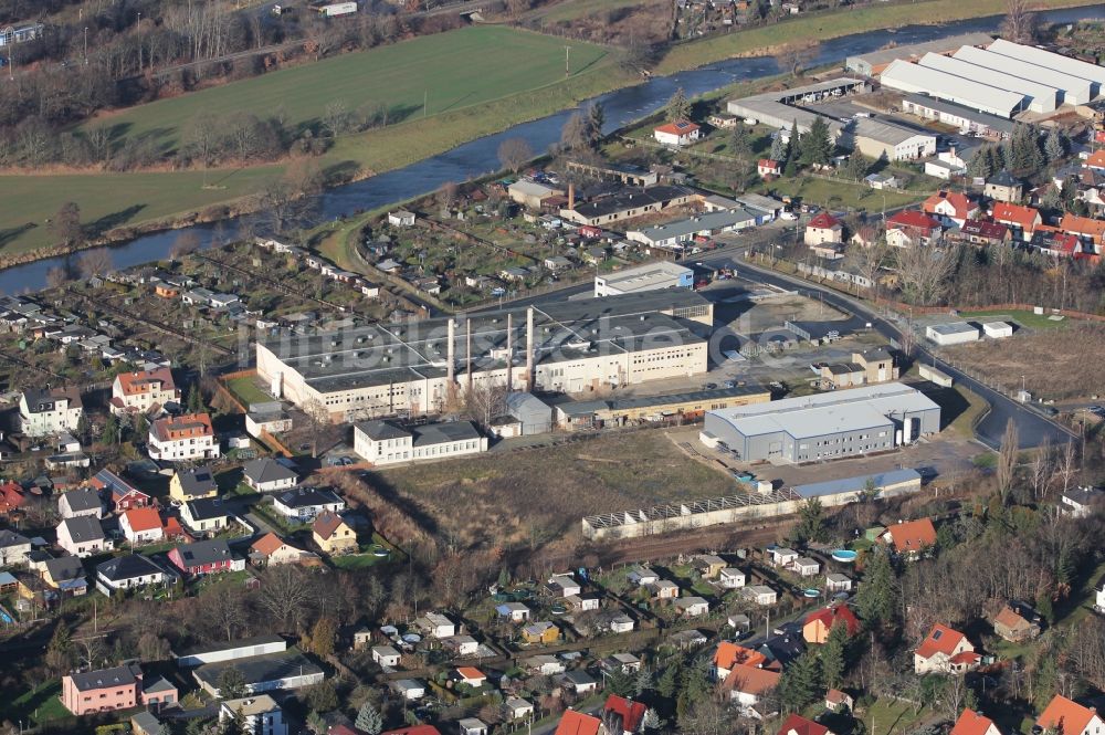 Gera aus der Vogelperspektive: Werksgelände der LASER Blechbe- & -verarbeitungs GmbH in Gera im Bundesland Thüringen
