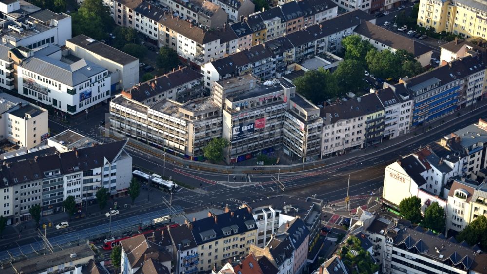 Bonn aus der Vogelperspektive: Abrißfläche der Bürohaus- Gebäude Volksfürsorgehaus in Bonn im Bundesland Nordrhein-Westfalen, Deutschland
