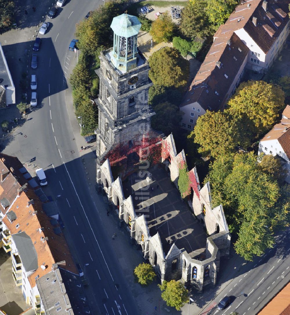Hannover aus der Vogelperspektive: Aegidienkirche Hannover