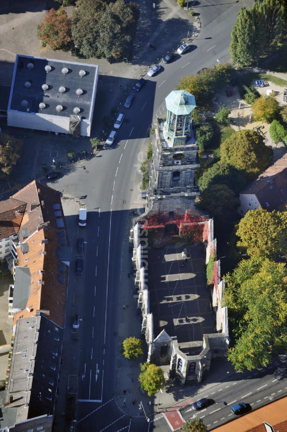 Luftaufnahme Hannover - Aegidienkirche Hannover