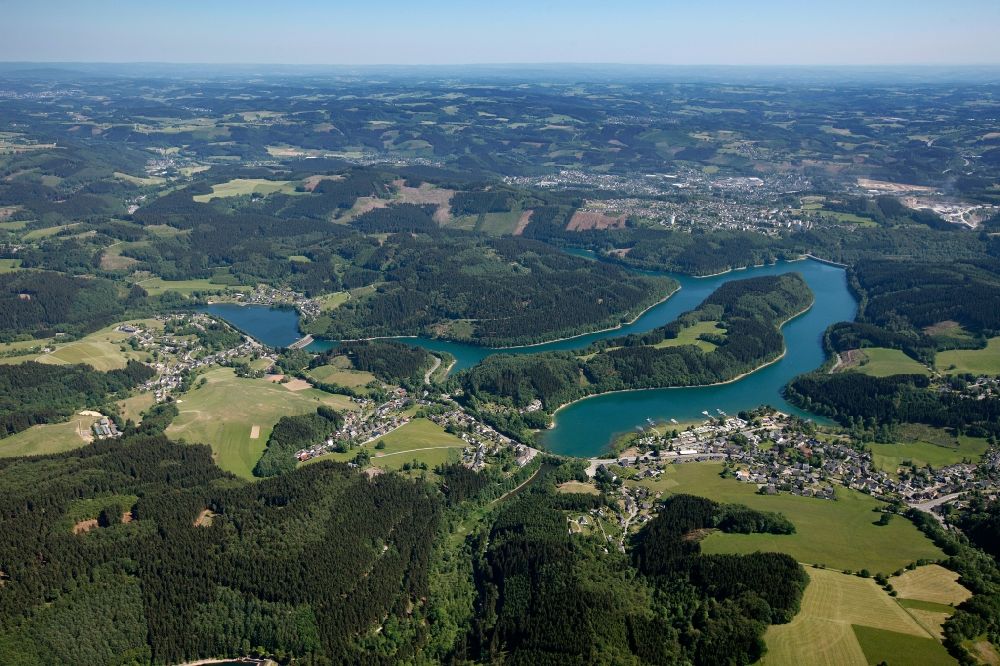 Luftaufnahme Gummersbach - Aggertalsperre in Gummersbach im Bundesland Nordrhein-Westfalen