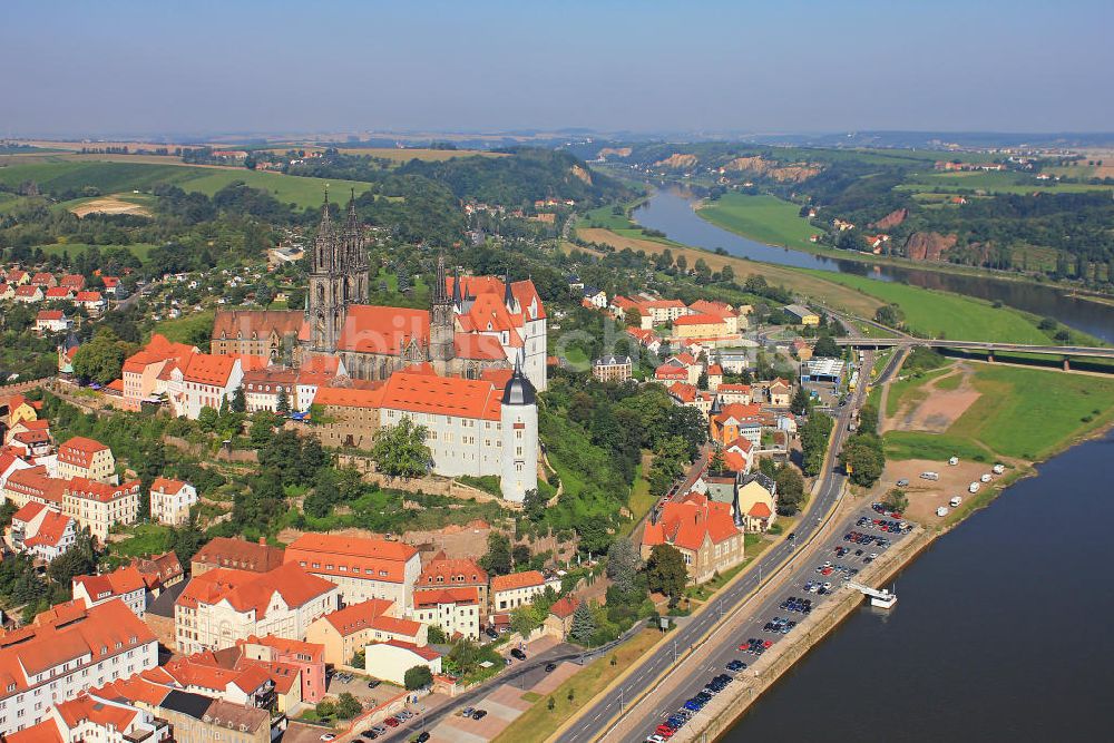 Luftbild Meißen - Albrechtsburg Meißen