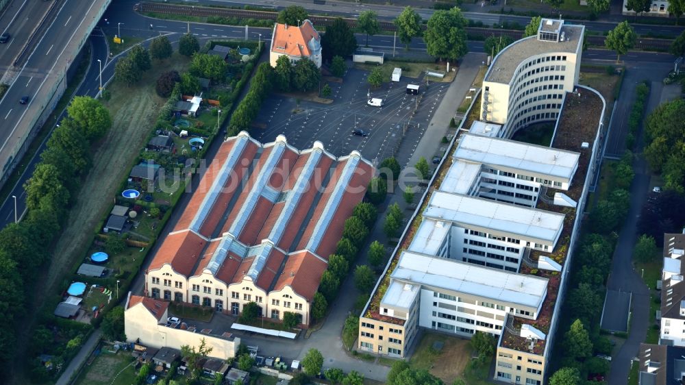 Luftaufnahme Bonn - Alte Wagenhalle in Bonn im Bundesland Nordrhein-Westfalen, Deutschland