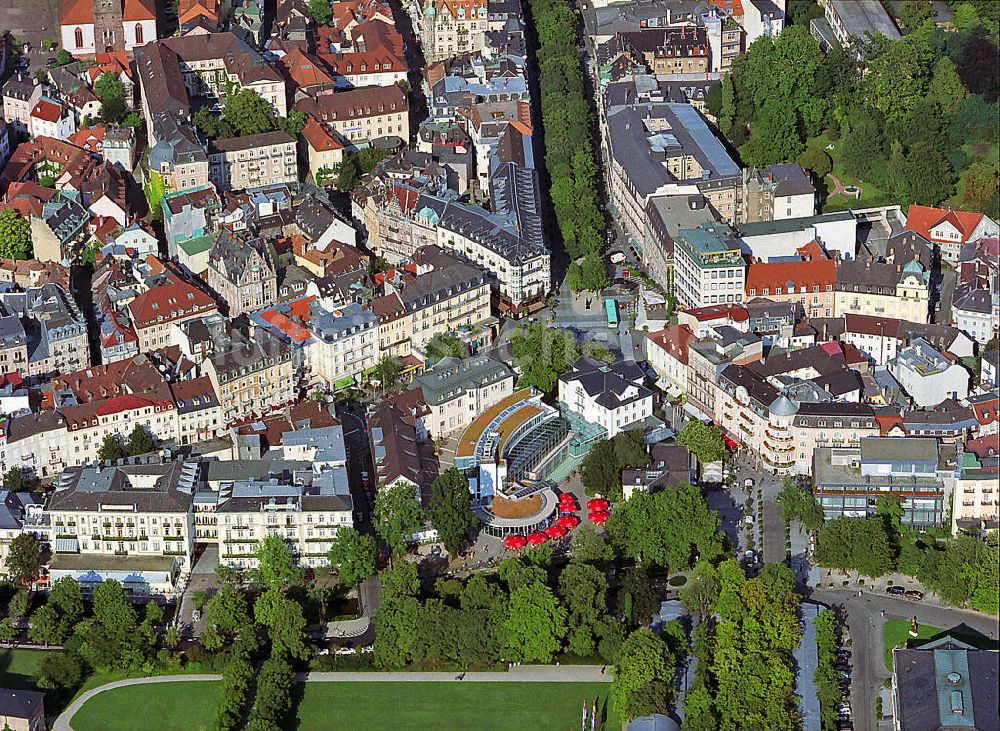Luftaufnahme Baden-Baden - Altstadt Baden-Baden