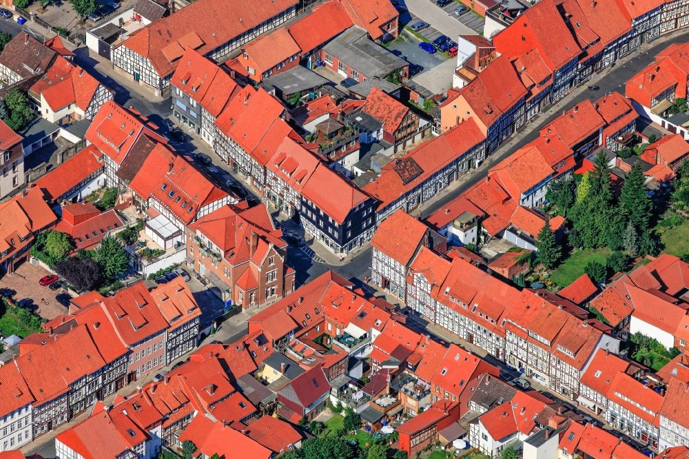 Luftbild Duderstadt - Altstadt von Duderstadt im Bundesland Niedersachsen