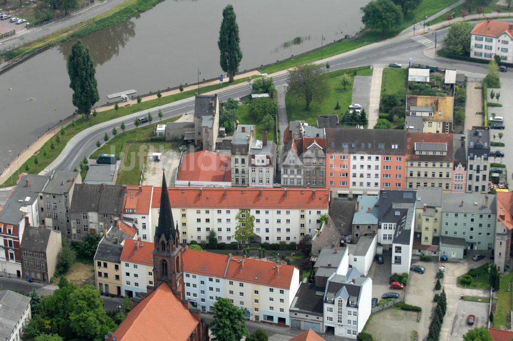 Luftbild Guben - Altstadt Guben