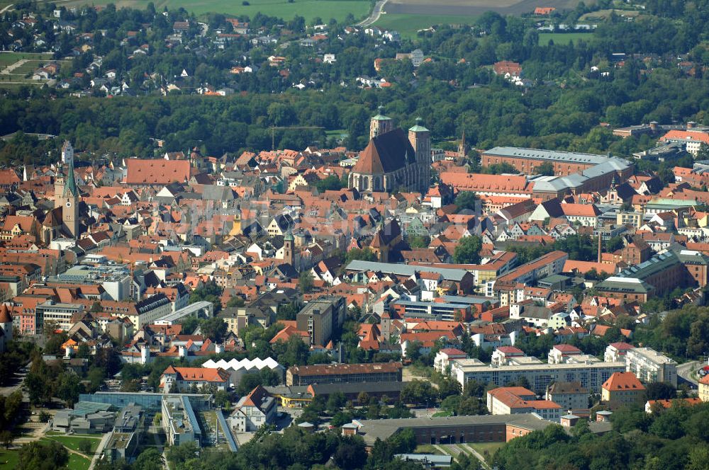 Luftaufnahme Ingolstadt - Altstadt von Ingolstadt