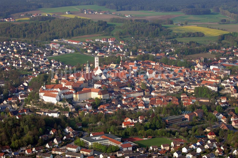 Sulzbach-Rosenberg aus der Vogelperspektive: Altstadt von Sulzbach-Rosenberg