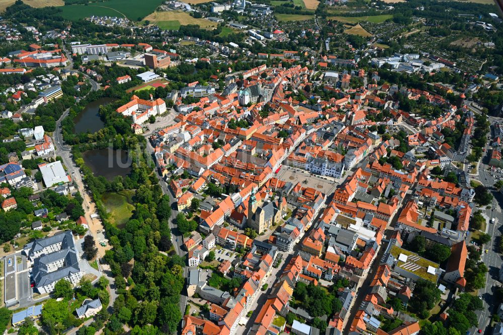 Luftaufnahme Altstadt - Altstadtbereich und Innenstadtzentrum in Altstadt im Bundesland Sachsen, Deutschland