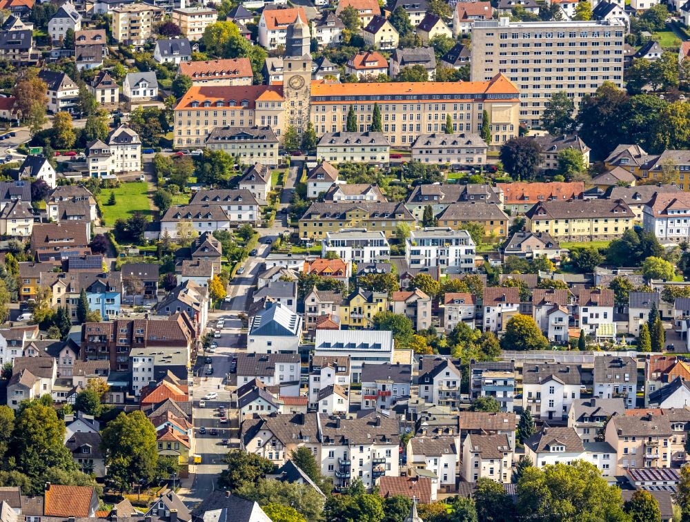 Luftaufnahme Arnsberg - Altstadtbereich und Innenstadtzentrum in Arnsberg im Bundesland Nordrhein-Westfalen, Deutschland