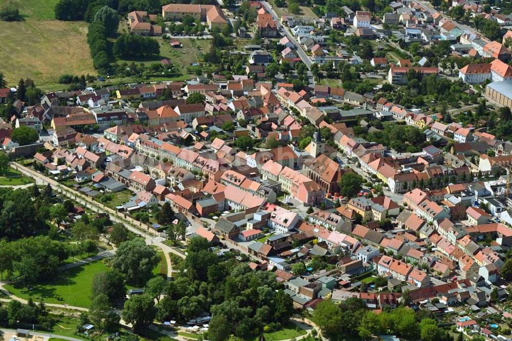 Luftbild Beelitz - Altstadtbereich und Innenstadtzentrum in Beelitz im Bundesland Brandenburg, Deutschland