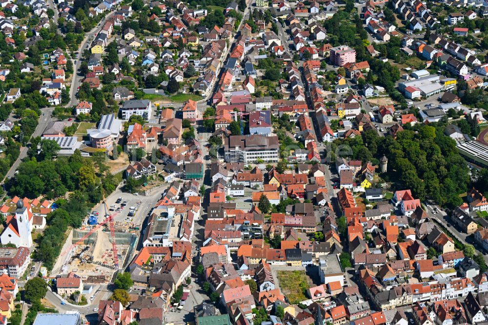 Luftbild Bretten - Altstadtbereich und Innenstadtzentrum Bretten in Bretten im Bundesland Baden-Württemberg