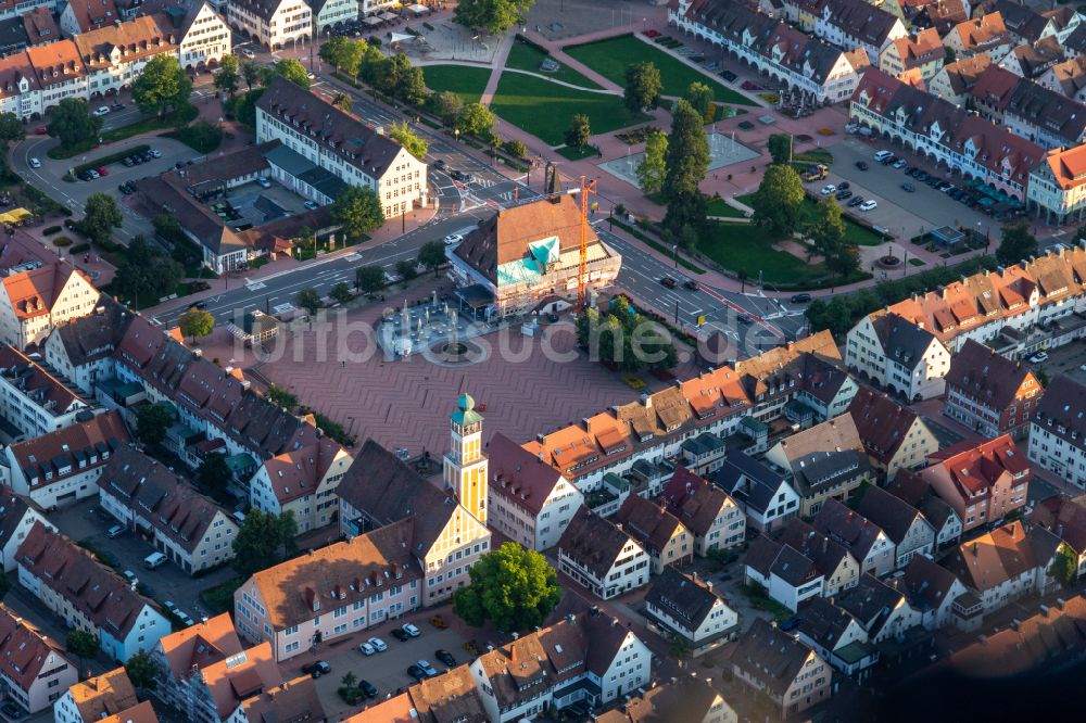Luftbild Freudenstadt - Altstadtbereich und Innenstadtzentrum in Freudenstadt im Bundesland Baden-Württemberg, Deutschland
