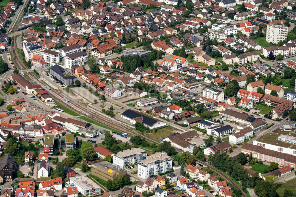 Luftaufnahme Freudenstadt - Altstadtbereich und Innenstadtzentrum in Freudenstadt im Bundesland Baden-Württemberg, Deutschland