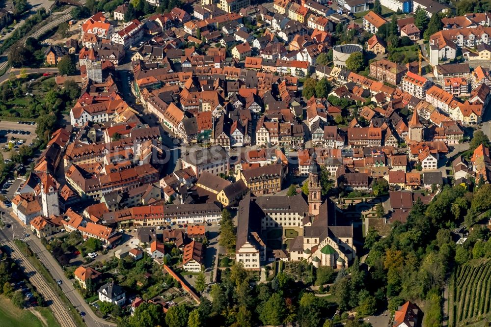 Luftbild Gengenbach - Altstadtbereich und Innenstadtzentrum in Gengenbach im Bundesland Baden-Württemberg