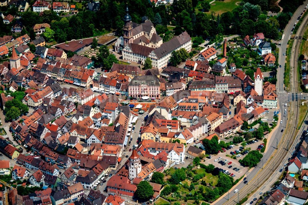 Luftbild Gengenbach - Altstadtbereich und Innenstadtzentrum in Gengenbach im Bundesland Baden-Württemberg, Deutschland