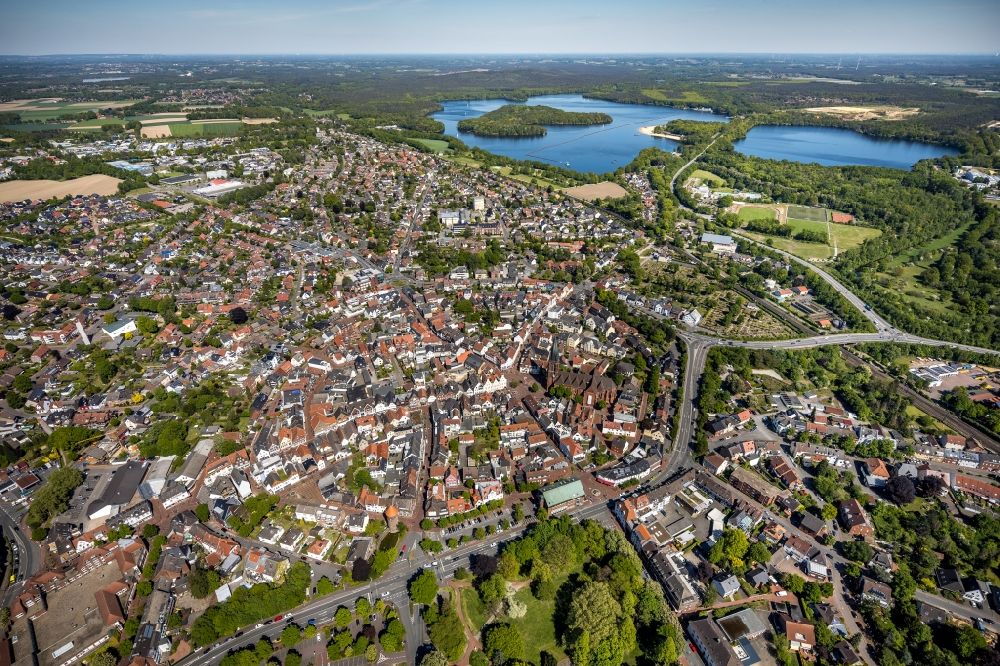 Luftbild Haltern am See - Altstadtbereich und Innenstadtzentrum in Haltern am See im Bundesland Nordrhein-Westfalen, Deutschland