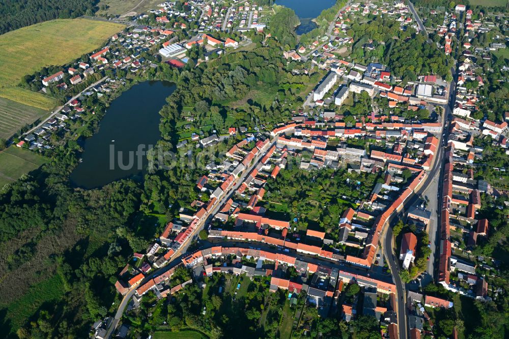 Luftaufnahme Liebenwalde - Altstadtbereich und Innenstadtzentrum in Liebenwalde im Bundesland Brandenburg, Deutschland