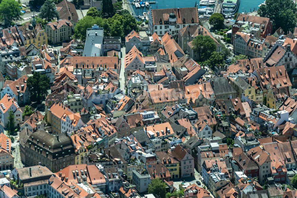Luftaufnahme Lindau (Bodensee) - Altstadtbereich und Innenstadtzentrum in Lindau (Bodensee) im Bundesland , Deutschland