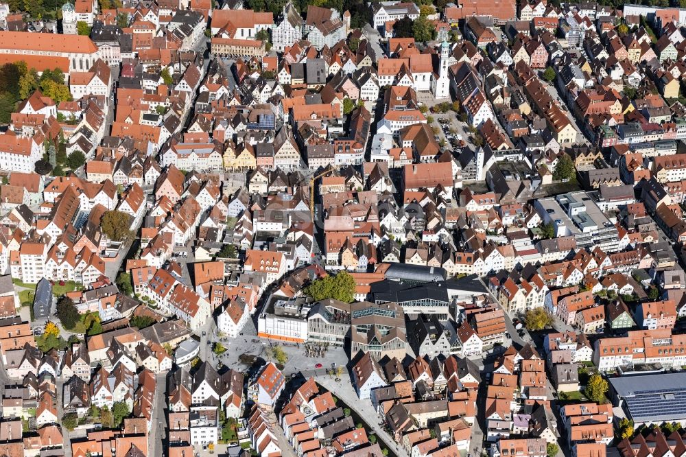 Luftbild Memmingen - Altstadtbereich und Innenstadtzentrum in Memmingen im Bundesland Bayern, Deutschland