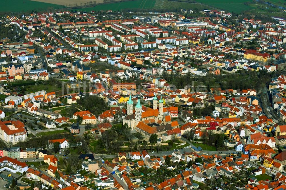 Luftbild Naumburg (Saale) - Altstadtbereich und Innenstadtzentrum in Naumburg (Saale) im Bundesland Sachsen-Anhalt, Deutschland