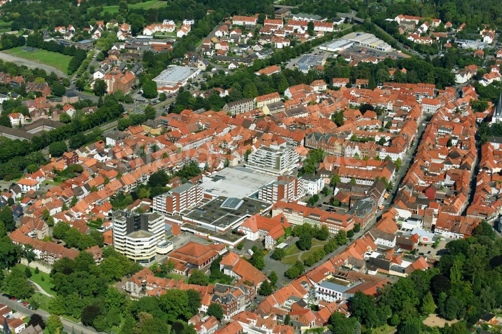 Northeim aus der Vogelperspektive: Altstadtbereich und Innenstadtzentrum in Northeim im Bundesland Niedersachsen, Deutschland