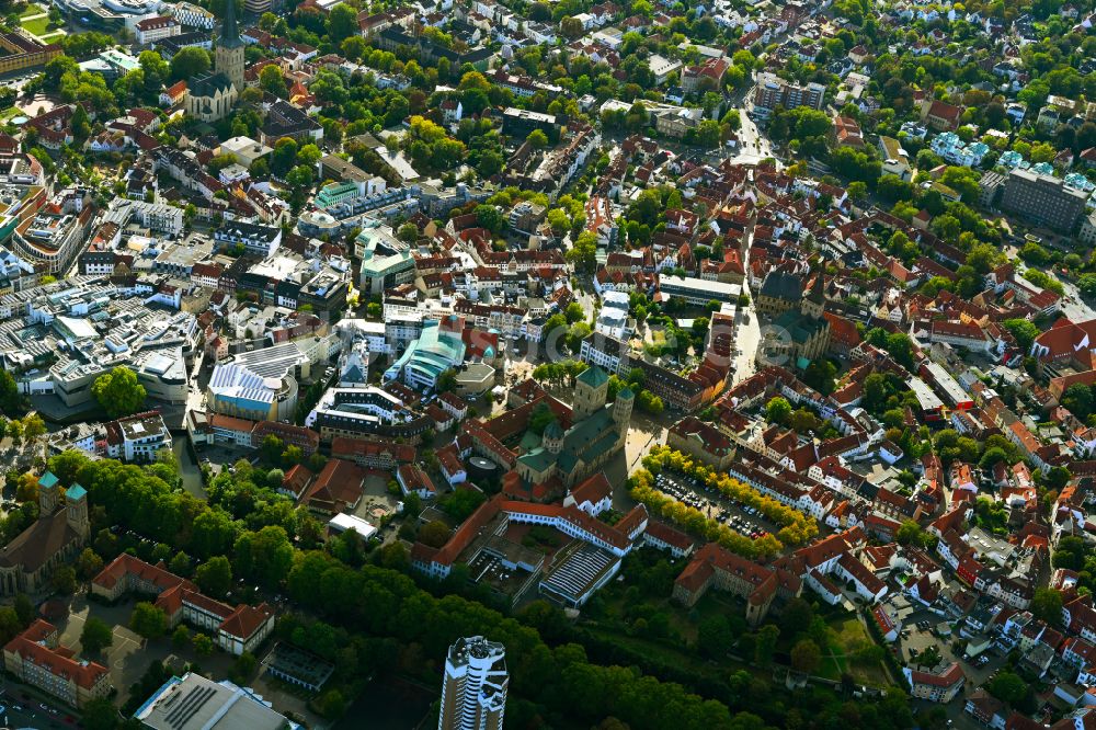 Luftbild Osnabrück - Altstadtbereich und Innenstadtzentrum in Osnabrück im Bundesland Niedersachsen, Deutschland