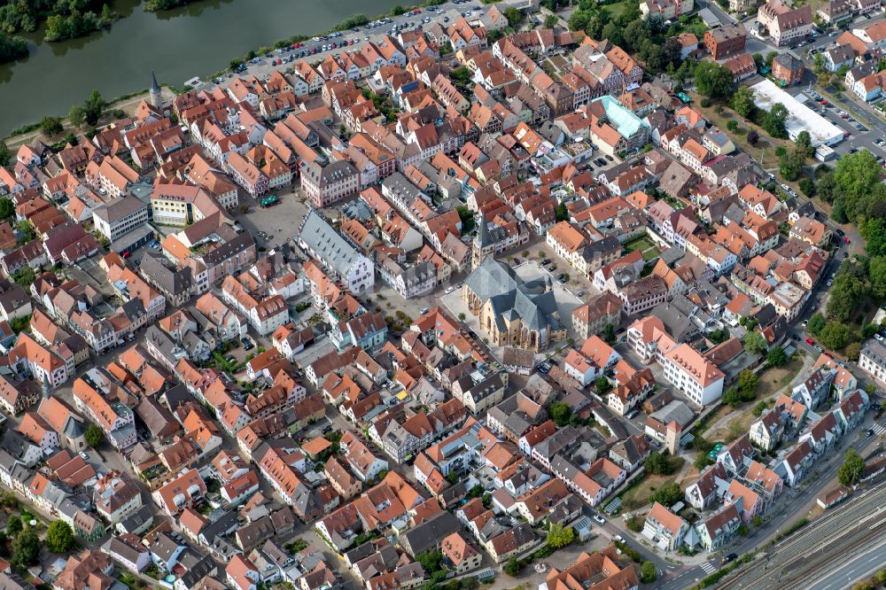 Luftaufnahme Rohrbach - Altstadtbereich und Innenstadtzentrum in Rohrbach im Bundesland Bayern, Deutschland