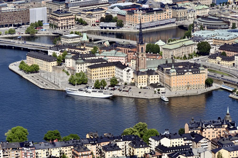 Luftbild Stockholm - Altstadtbereich und Innenstadtzentrum in Stockholm in Stockholms län, Schweden