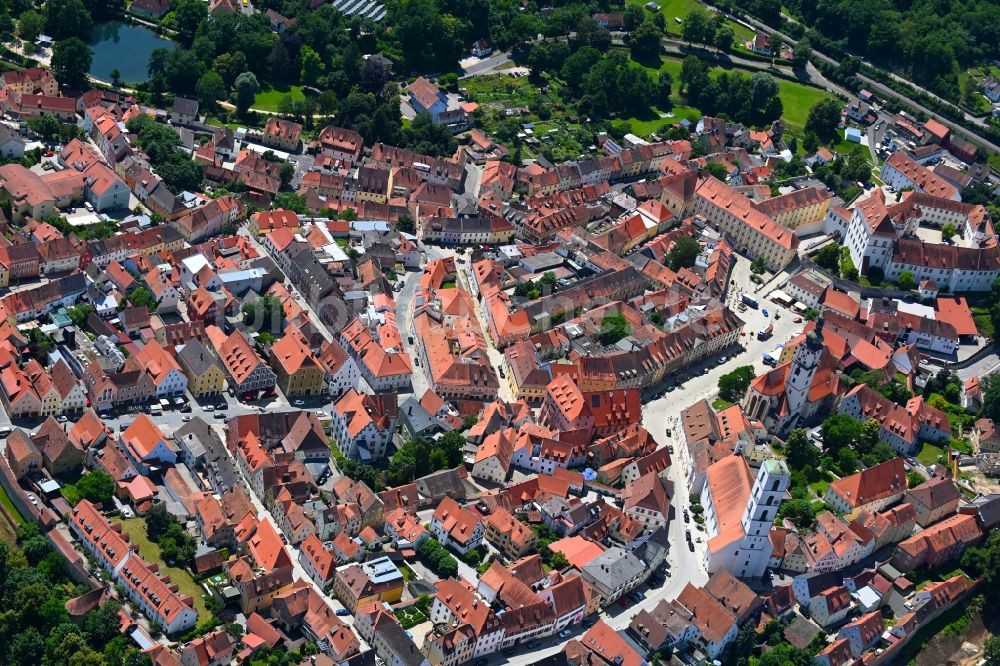 Luftbild Sulzbach-Rosenberg - Altstadtbereich und Innenstadtzentrum in Sulzbach-Rosenberg im Bundesland Bayern, Deutschland