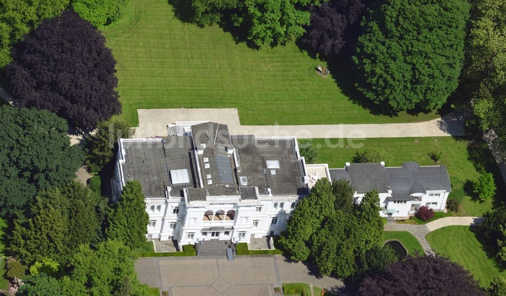 Luftbild Bonn - Amts- und Wohnsitz des Bundespräsidenten in der Villa Hammerschmidt im Stadtteil Bundesviertel in Bonn im Bundesland Nordrhein-Westfalen