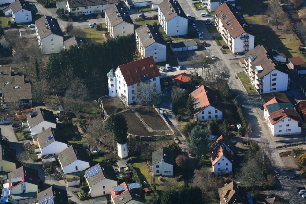 Luftbild Steinen - Anlage und Schloß zu Steinen in Steinen im Bundesland Baden-Württemberg